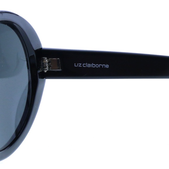 Liz Claiborne  Black Designer Oversize Sunglasses - Picture 5 of 6
